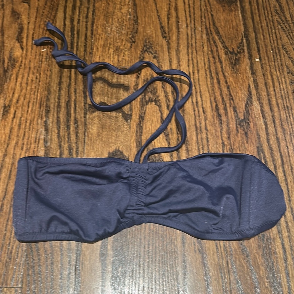 JCrew Navy Medium swim top